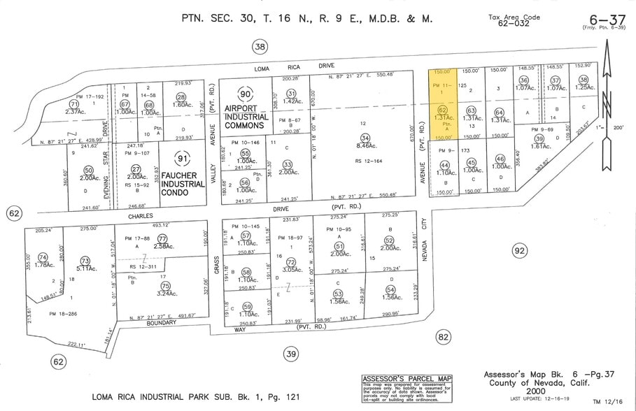 13185-13199 Nevada City Ave, Grass Valley, CA for sale - Plat Map - Image 3 of 3