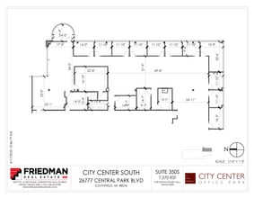 26777-26999 Central Park Blvd, Southfield, MI for lease Floor Plan- Image 1 of 3