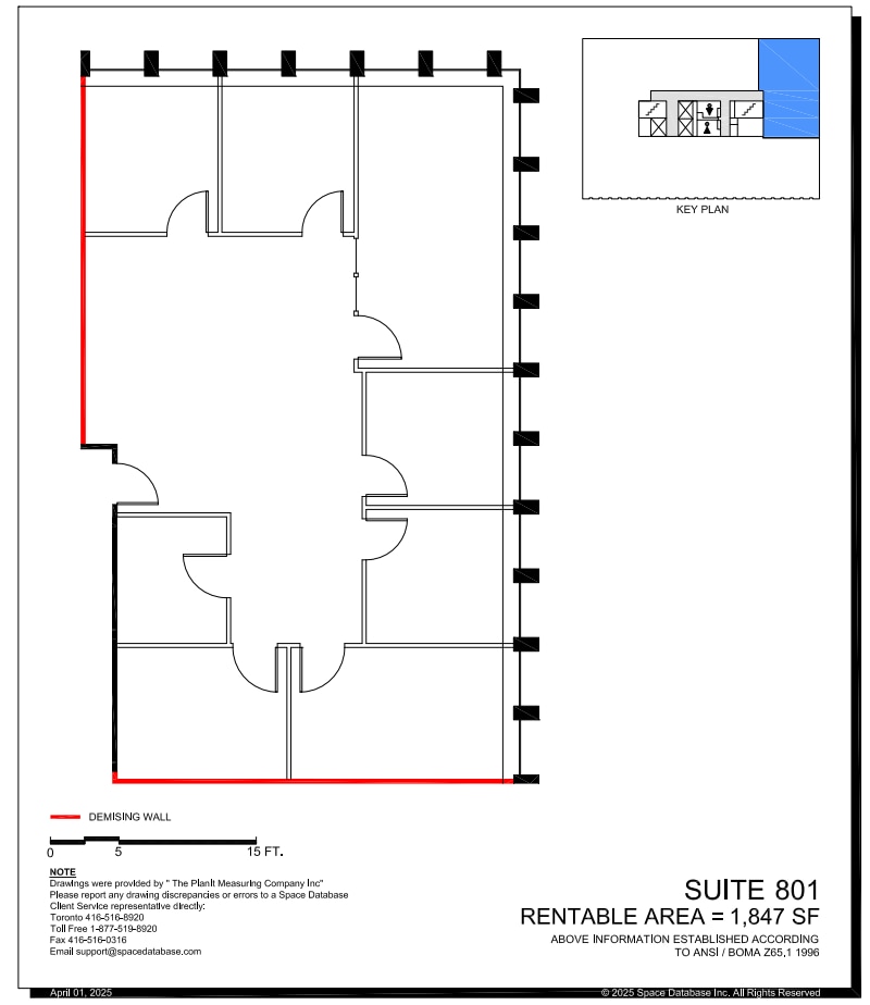 1867 Yonge St, Toronto, ON à louer Plan d’étage- Image 1 de 1