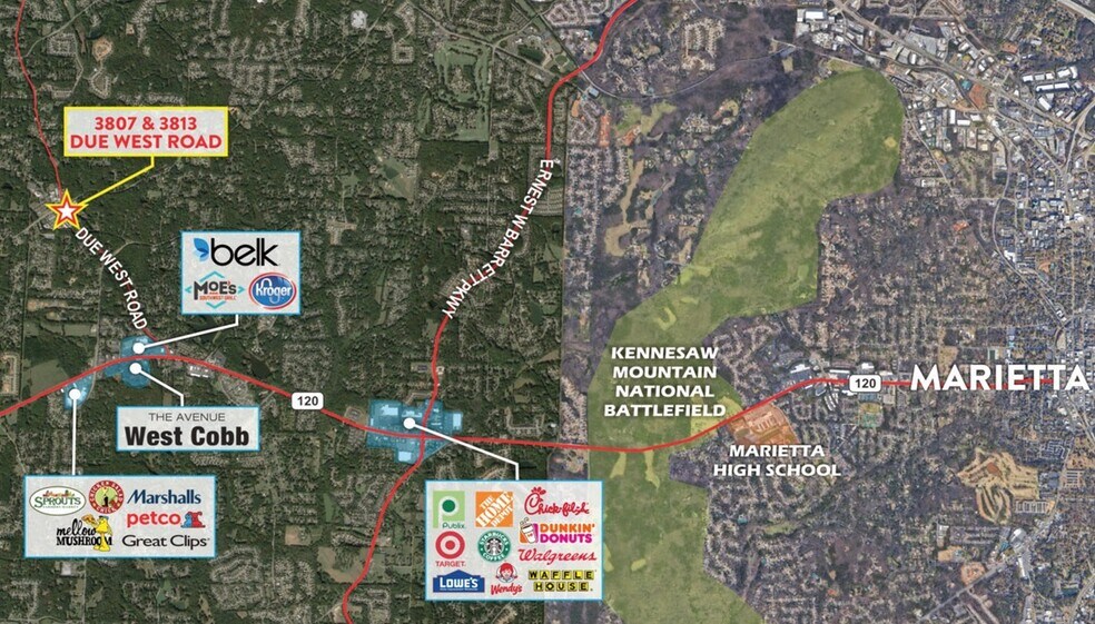 3813 Due West Rd NW, Marietta, GA for sale - Building Photo - Image 2 of 6