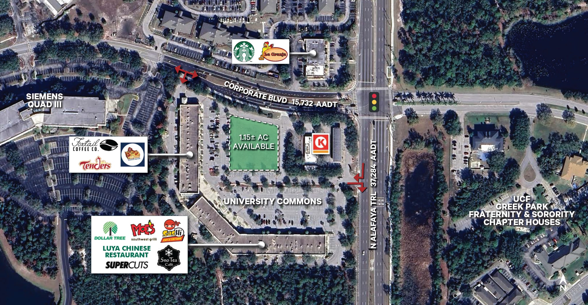 12250 Corporate Blvd, Orlando, FL for lease Aerial- Image 1 of 4
