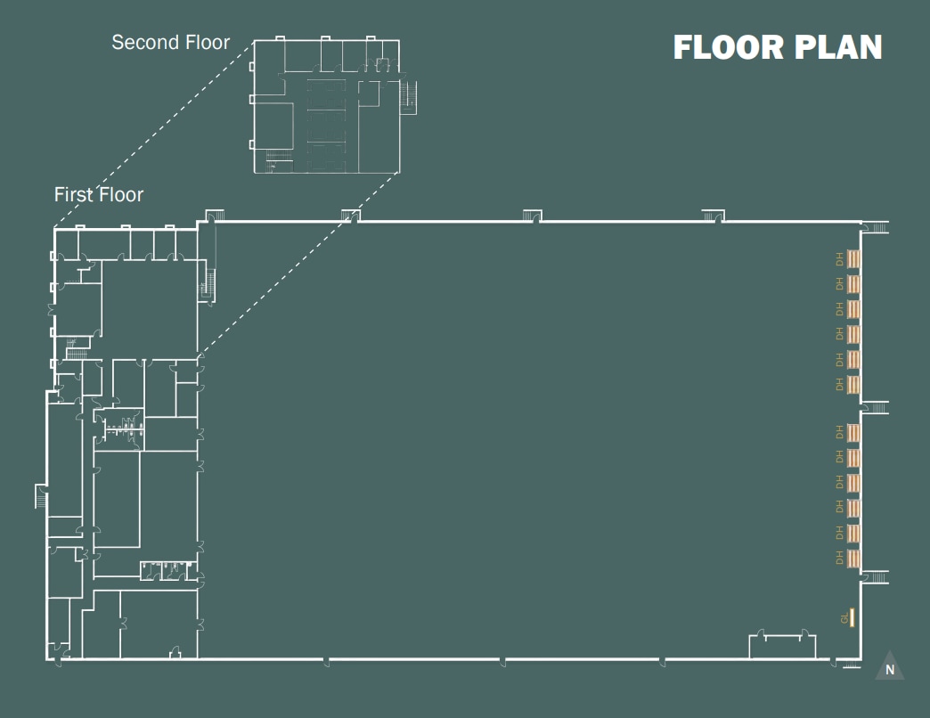 408 Saturn St, Brea, CA for lease Floor Plan- Image 1 of 2