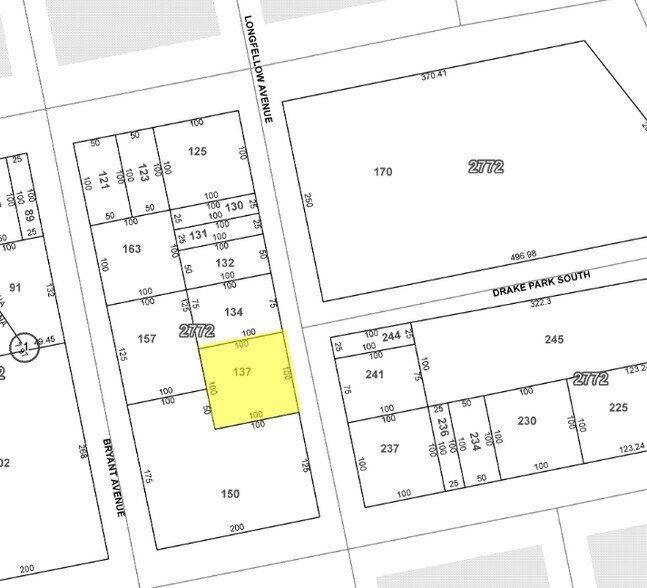 407 Longfellow Ave, Bronx, NY à vendre - Plan cadastral - Image 2 de 2