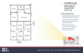 8950 Villa La Jolla Dr, La Jolla, CA for lease Floor Plan- Image 1 of 1