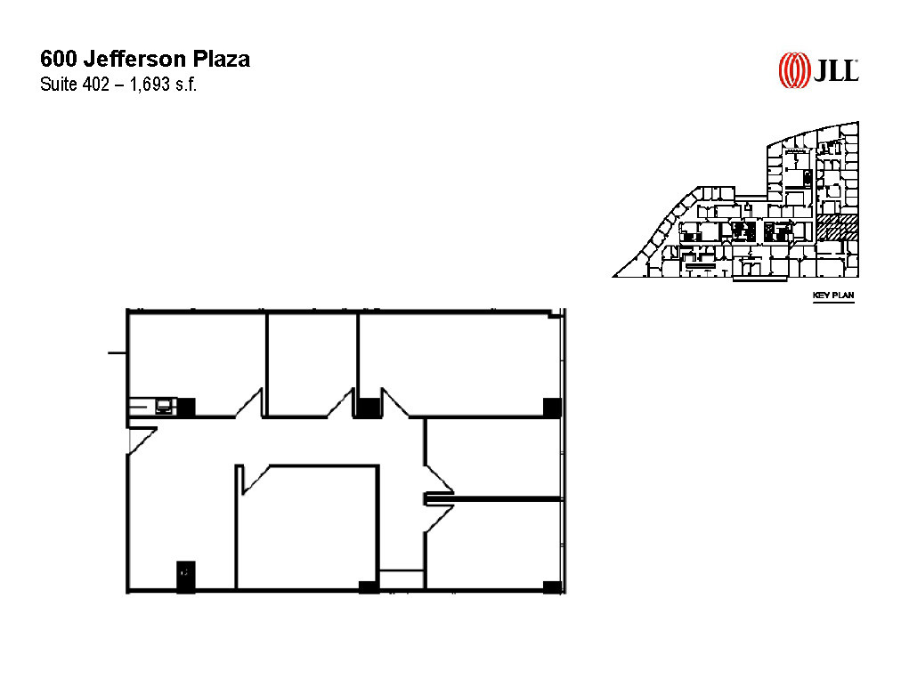 600 Jefferson Plz, Rockville, MD à louer Plan d  tage- Image 1 de 2