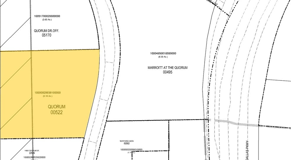 14901 Quorum Dr, Dallas, TX for lease - Plat Map - Image 2 of 27