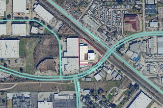 7604 Kempwood Dr, Houston, TX for lease Aerial- Image 2 of 4