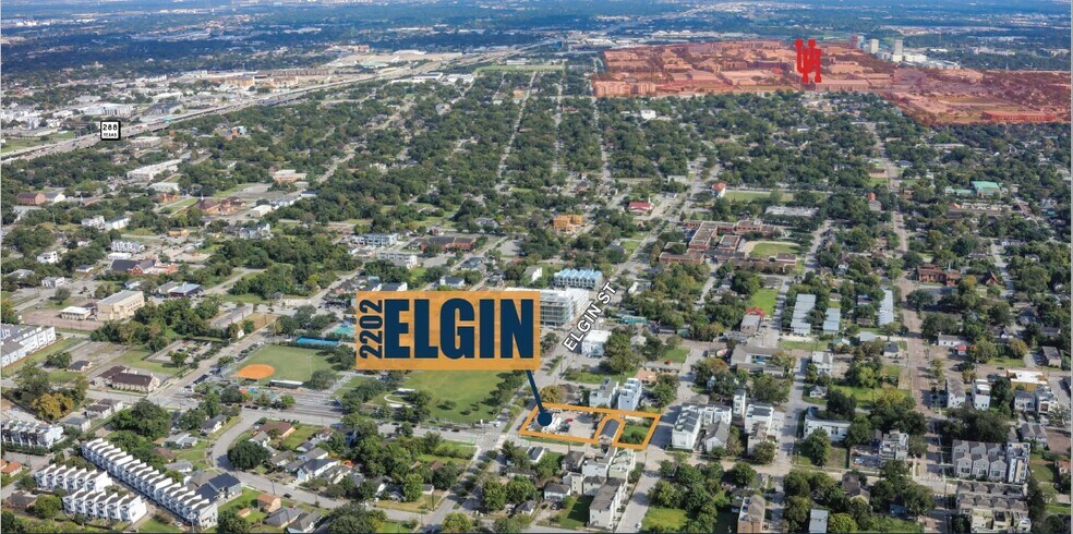 2202 Elgin St, Houston, TX à vendre - Aérien - Image 2 de 5
