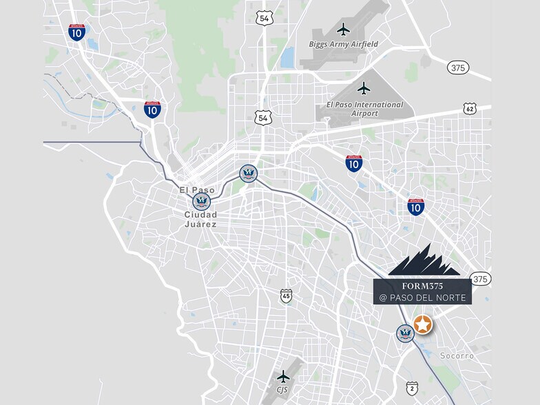 Paso Del Norte, El Paso, TX à louer - Photo du bâtiment - Image 3 de 3