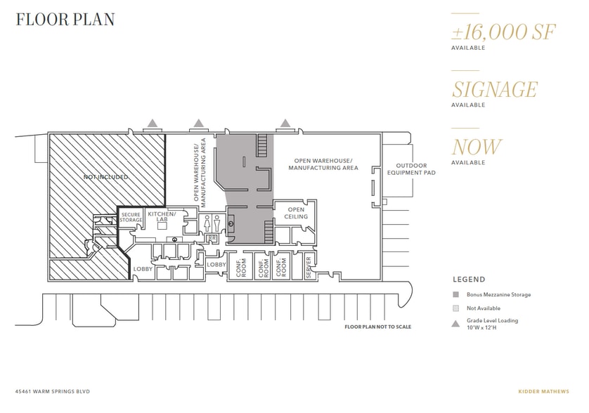 45445-45461 Warm Springs Blvd, Fremont, CA for lease - Floor Plan - Image 2 of 2