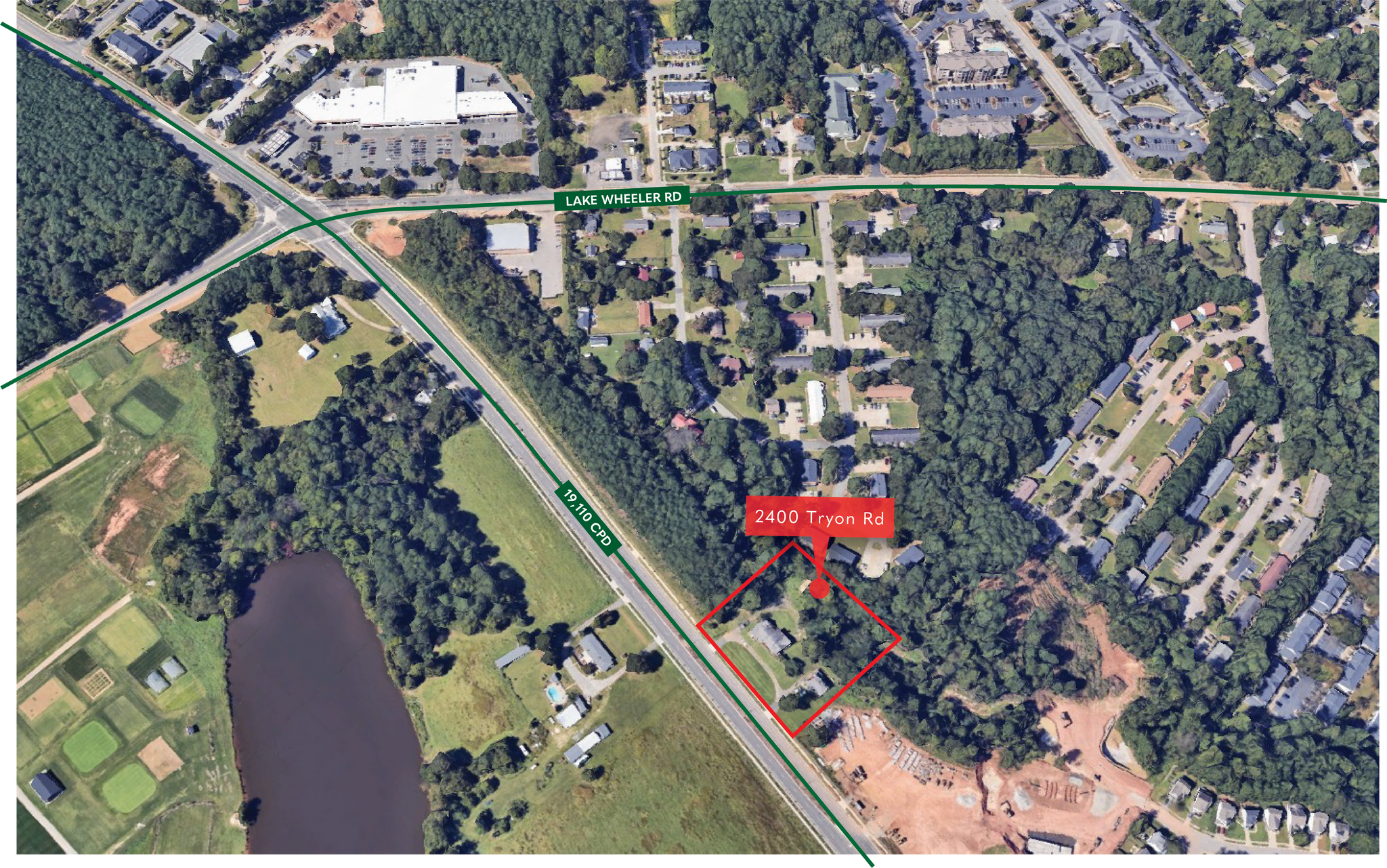 2400 Tryon Rd, Raleigh, NC à vendre Aérien- Image 1 de 5