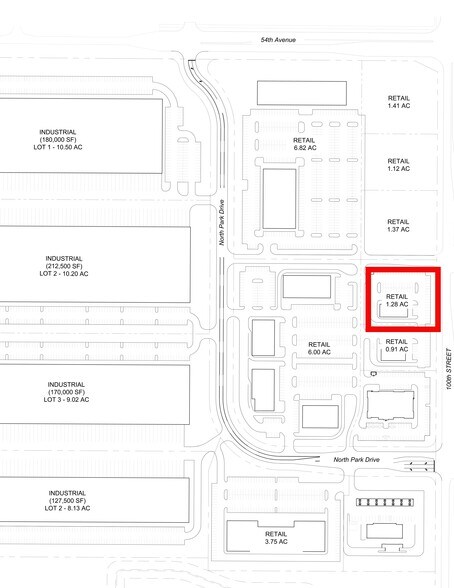 5200 100th St, Urbandale, IA à vendre - Plan de site - Image 2 de 2