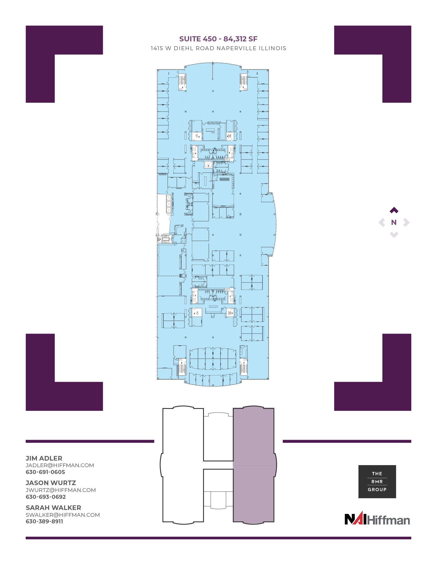 1415 W Diehl Rd, Naperville, IL à louer Plan d’étage- Image 1 de 1