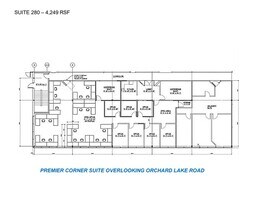 6230 Orchard Lake Rd, West Bloomfield, MI for lease Floor Plan- Image 1 of 1