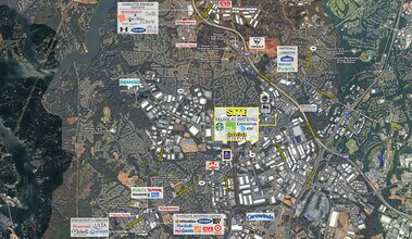 8943 S Tryon St, Charlotte, NC - Aérien  Vue de la carte