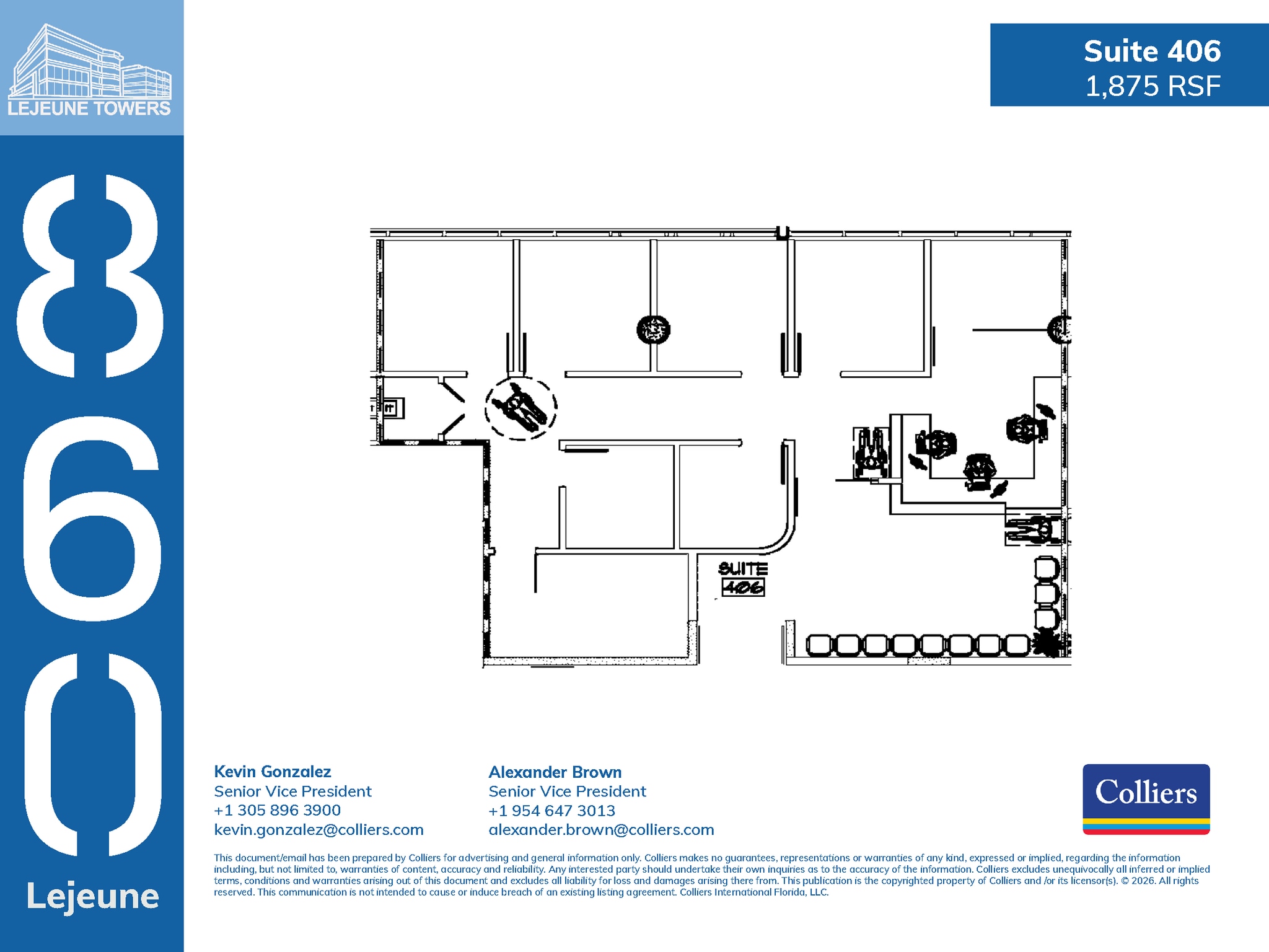 850 NW 42nd Ave, Miami, FL à louer Plan d’étage- Image 1 de 1