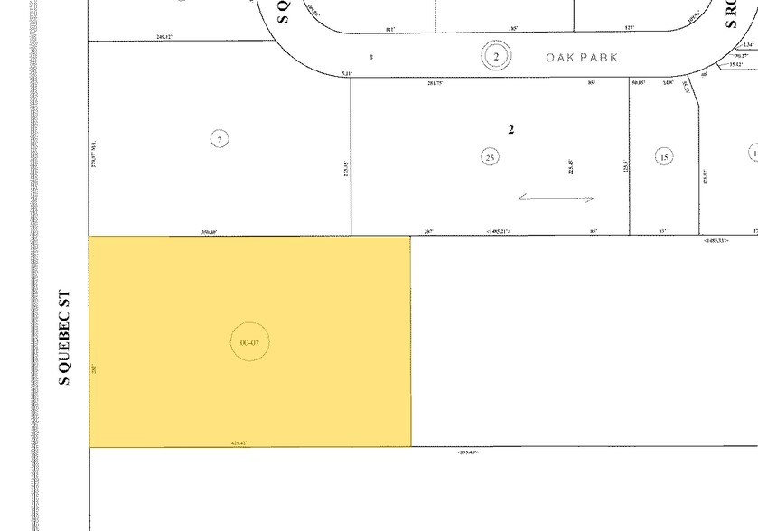 1980 S Quebec St, Denver, CO à louer - Plan cadastral - Image 2 de 5