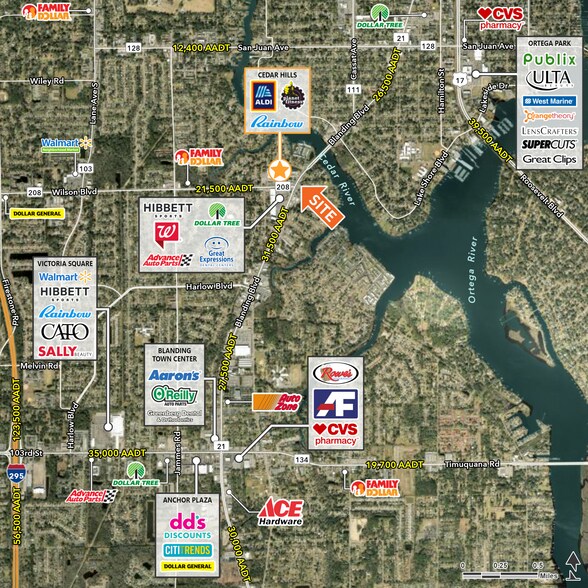 3520-3566 Blanding Blvd, Jacksonville, FL à louer - Photo du bâtiment - Image 2 de 2