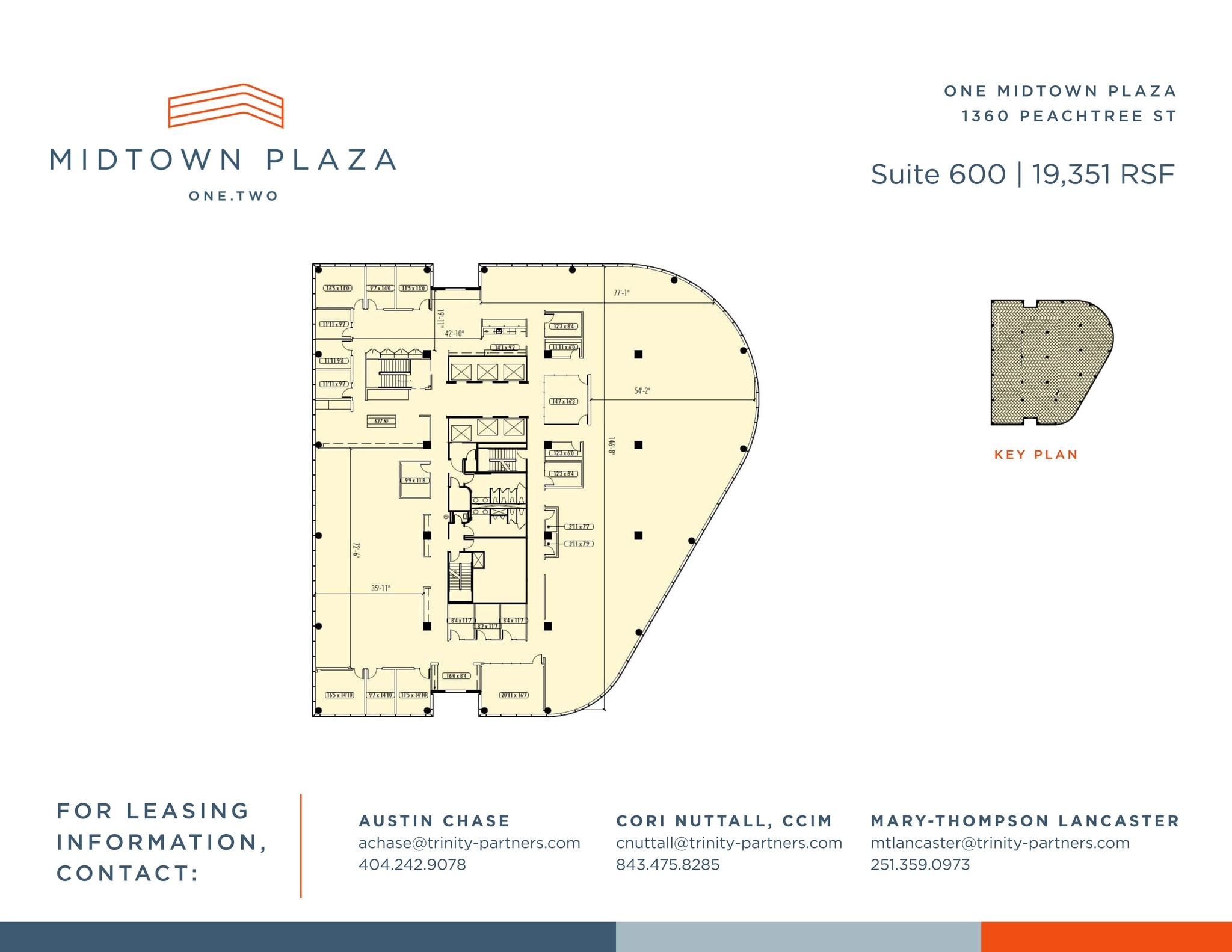 1360 Peachtree St NE, Atlanta, GA à louer Plan de site- Image 1 de 1