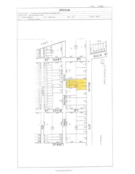 1820 S Bayou Dr, Golden Meadow, LA à vendre - Plan cadastral - Image 3 de 4
