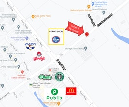 1824 Houston Lake Rd, Perry, GA - Aerial  map view