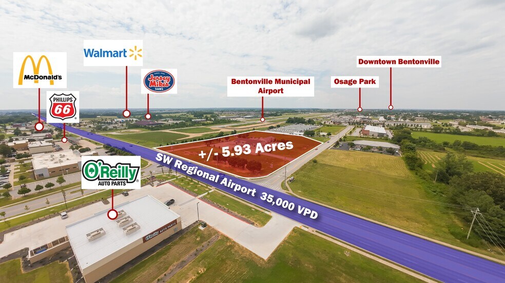404 SW Regional Airport Blvd, Bentonville, AR à vendre - Photo du bâtiment - Image 2 de 23