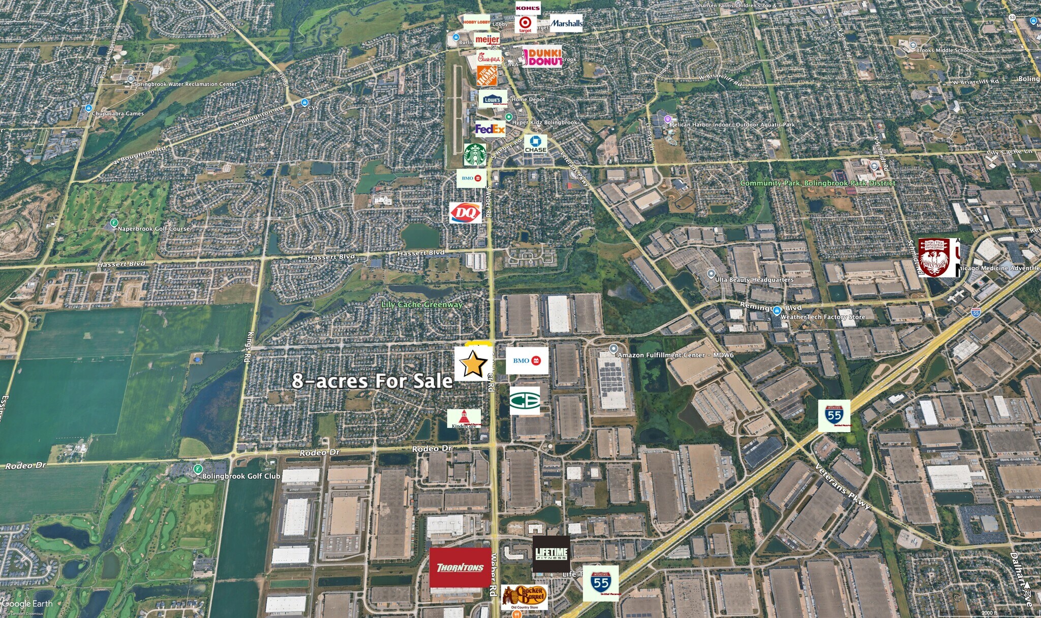 Weber Road and Clarr Blvd. Rd, Bolingbrook, IL à vendre Photo principale- Image 1 de 7