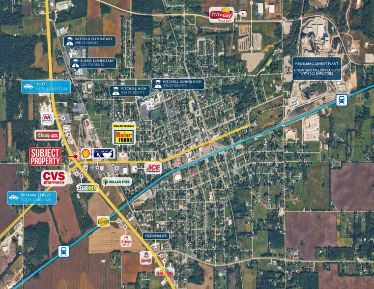 1504 Wilkins way, Mitchell, IN for sale - Building Photo - Image 2 of 5