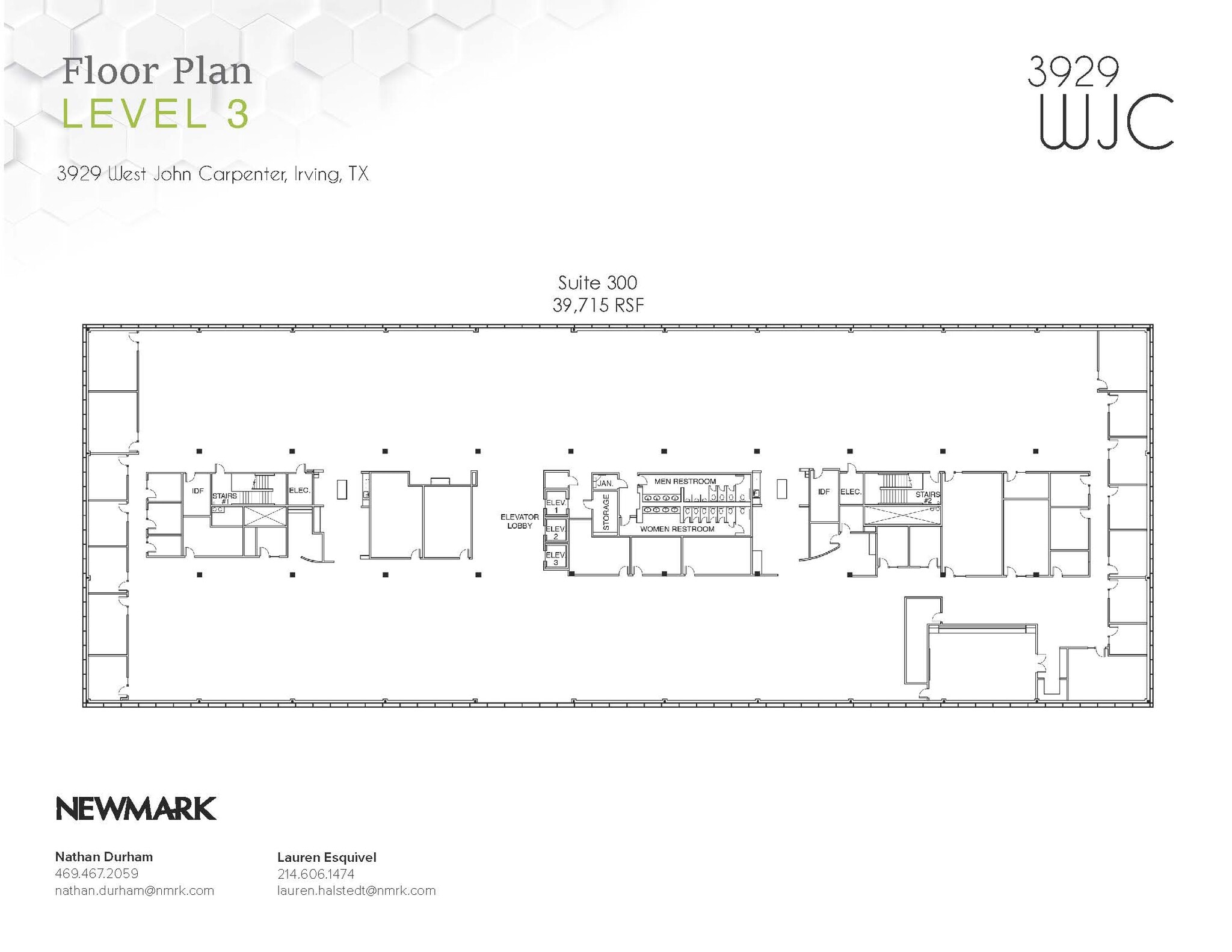 3929 W John Carpenter Fwy, Irving, TX à louer Plan d’étage- Image 1 de 1