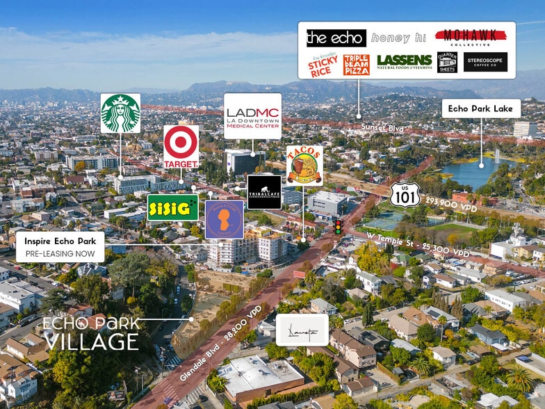 301-343 N Glendale Blvd, Los Angeles, CA for lease - Building Photo - Image 2 of 12