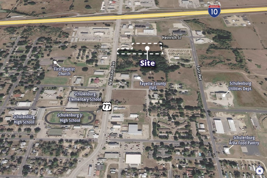 Highway 77, Schulenburg, TX for sale - Aerial - Image 3 of 5