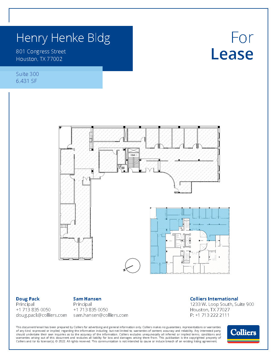 801 Congress St, Houston, TX for lease Floor Plan- Image 1 of 1