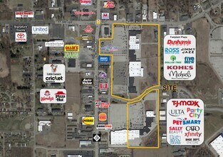 1000 E Napier Ave, Benton Harbor, MI - Aerial map view