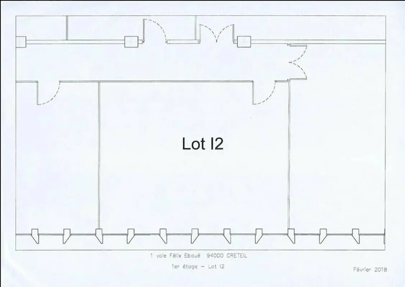 Office in Créteil for lease - Floor Plan - Image 2 of 2