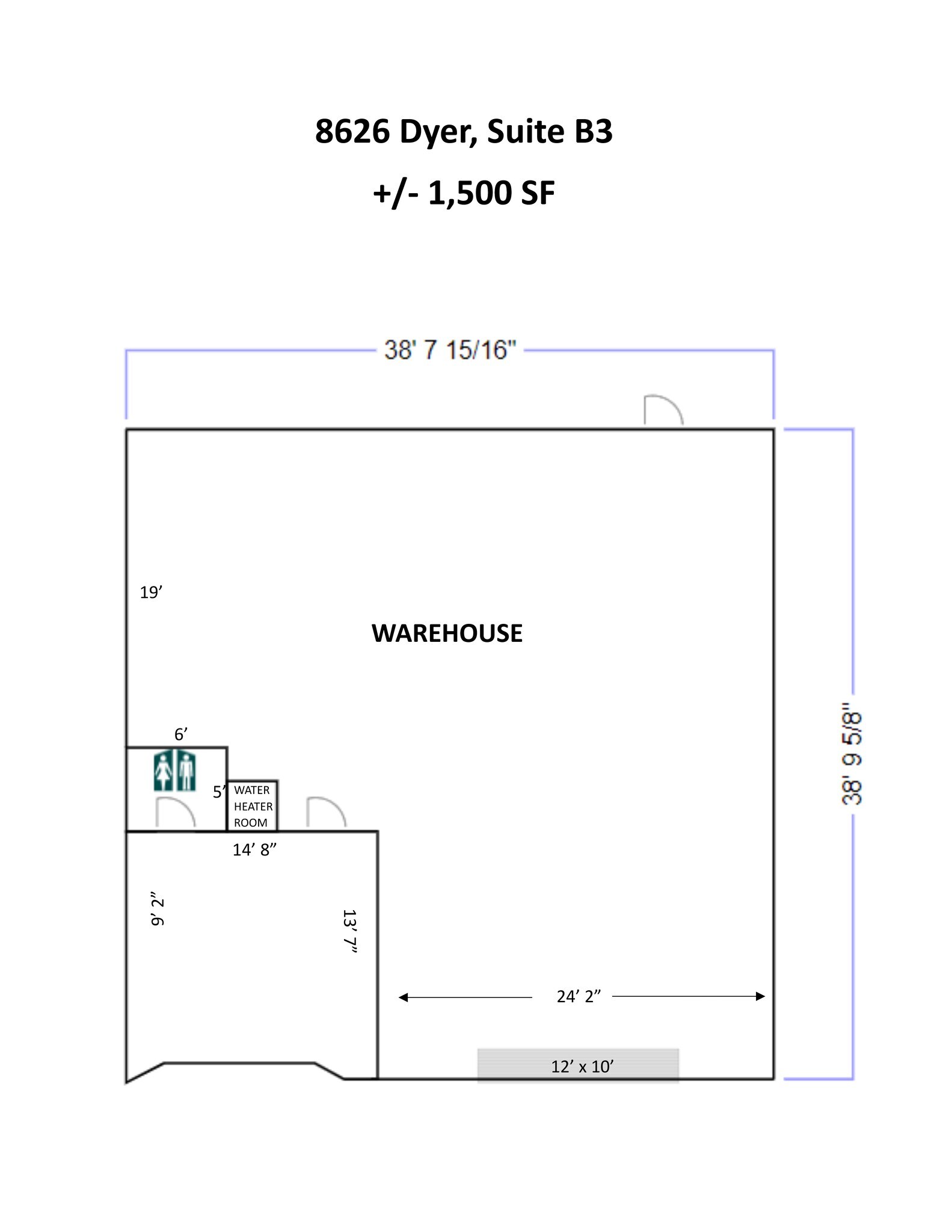 8626 Dyer St, El Paso, TX for lease Site Plan- Image 1 of 1