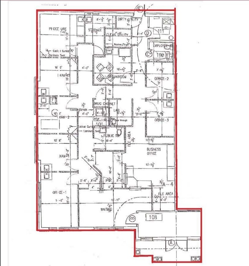 11376 Broadway, Crown Point, IN for lease Floor Plan- Image 1 of 2