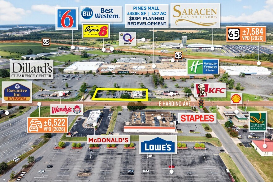 3000 Pines Mall Dr, Pine Bluff, AR à vendre - Photo du bâtiment - Image 3 de 12