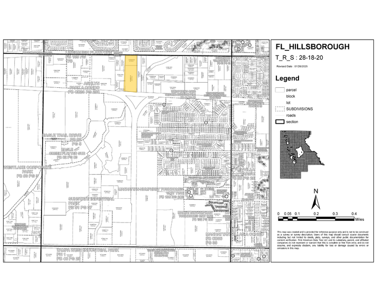4908 W Linebaugh Ave, Tampa, FL à louer - Plan cadastral - Image 2 de 2