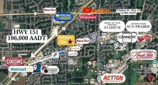 Plus de détails pour 35 N Walker Way, Sun Prairie, WI - Commerce de détail à louer