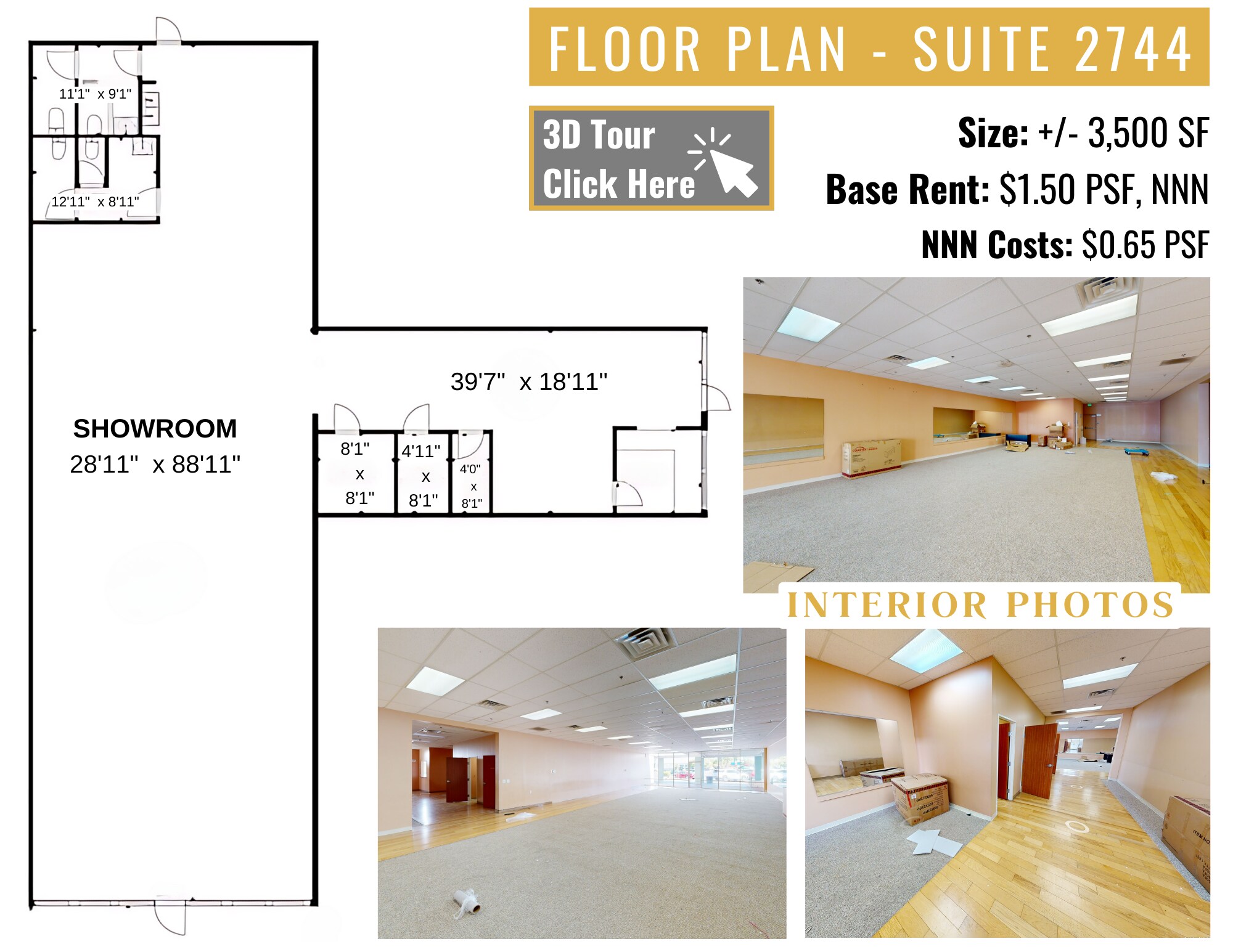 2700-2826 Marconi Ave, Sacramento, CA à louer Photo intérieure- Image 1 de 4