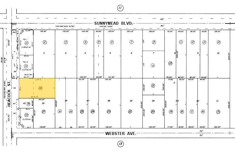 12576-12578 Heacock St, Moreno Valley, CA for lease - Plat Map - Image 3 of 5