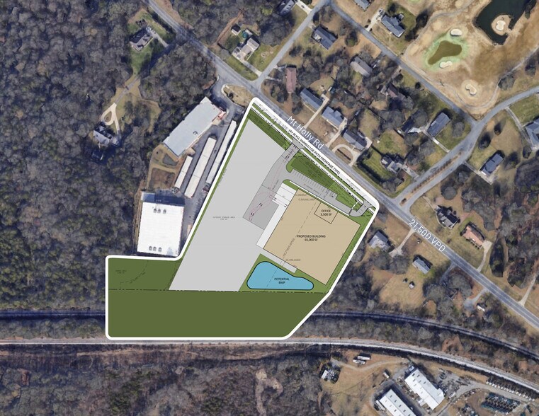 10129 Mount Holly Rd, Charlotte, NC à louer - Photo principale - Image 1 de 5