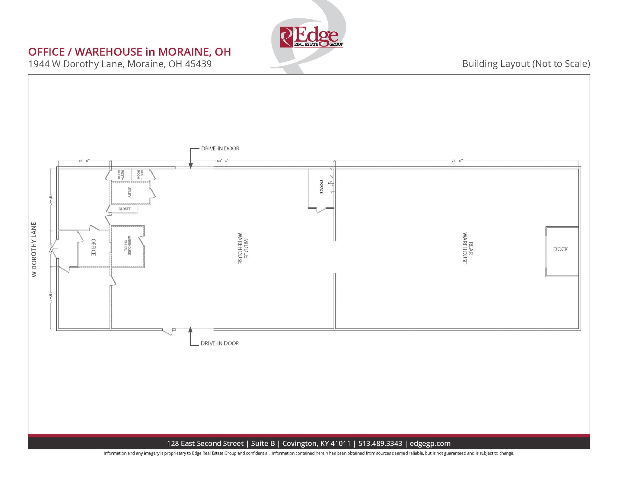 1944 W Dorothy Ln, Dayton, OH à louer Plan d’étage- Image 1 de 7