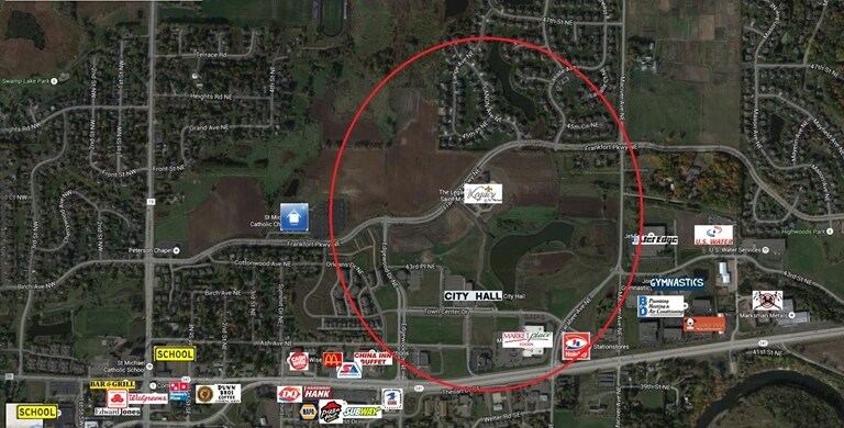 0 Town Center Dr, Saint Michael, MN for sale Site Plan- Image 1 of 3