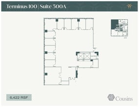 3280 Peachtree Rd, Atlanta, GA à louer Plan d’étage- Image 1 de 7