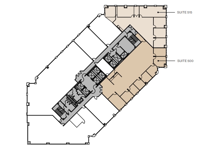 501 W Broadway, San Diego, CA à louer Plan d’étage- Image 1 de 5