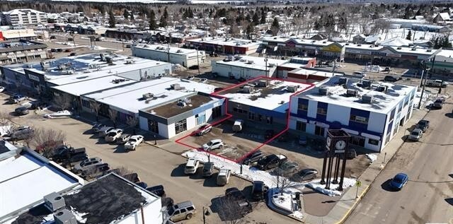 5105 51 st, Drayton Valley, AB for sale Aerial- Image 1 of 9