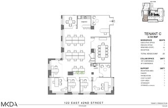 122 E 42nd St, New York, NY for lease Floor Plan- Image 1 of 4