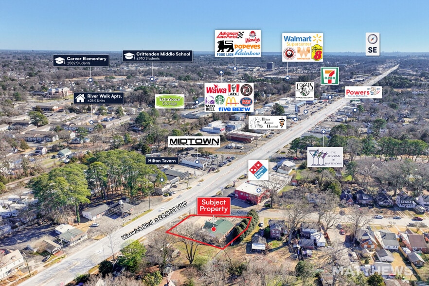 10185 Warwick Blvd, Newport News, VA for sale - Building Photo - Image 3 of 3