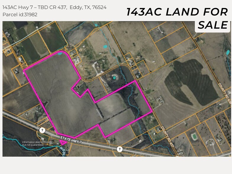 CR 437 Rd, Eddy, TX for sale - Primary Photo - Image 1 of 7